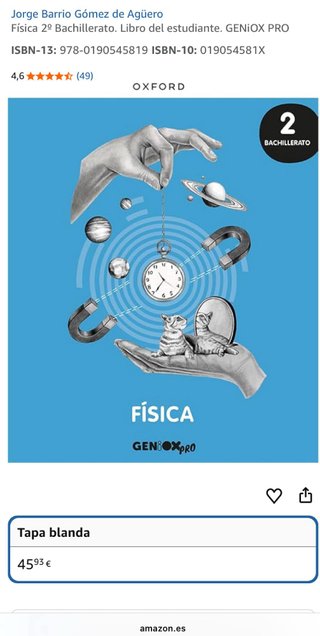 LIBRO NUEVO FÍSICA 2°BACH GENiOX PRO OXFORD