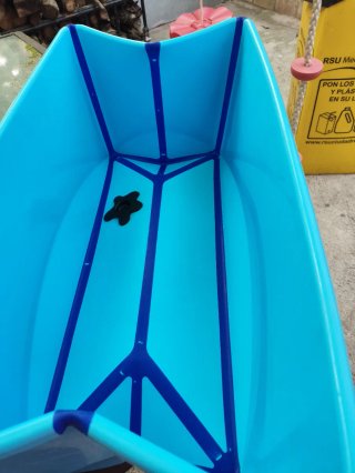 Bañera para bebé azul
