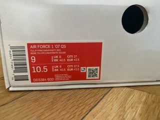Nike Air Force 1 Valentine's Day Love Letter
