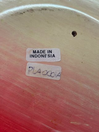 Plato decorativo étnico boho madera