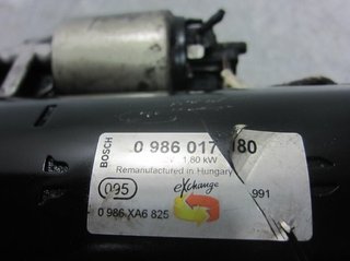 Motor arranque bmw 1455665 0986017180 serie 3