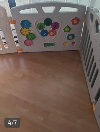 URGE VENDER Parque infantil PVC 8 paneles 70cm