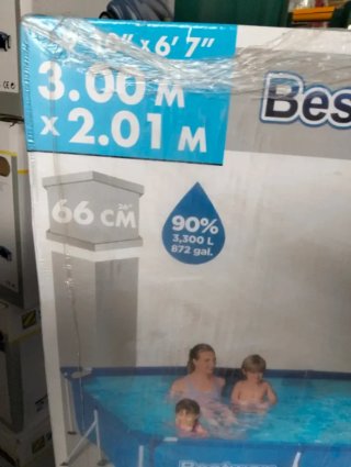 Bestway Piscina, Multicolor, 300 x 201 x 66 cm