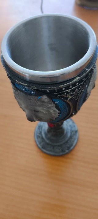 Copa Lobo Medieval/Gótica Acero Inoxidable