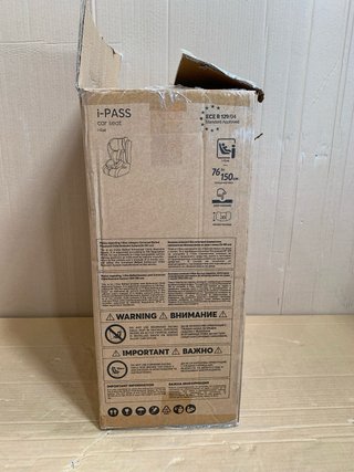 Silla Coche Kikka Boo I-Pass 76-150 cm