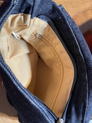 Bolso vaquero con detalle trenzado