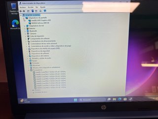 Portátil HP i7 Gaming Negro/Azul