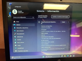 Portátil HP i7 Gaming Negro/Azul