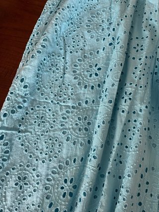 Falda pantalón azul talla única