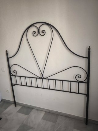 Testata in ferro battuto 150 cm