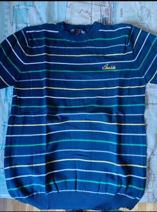 Camiseta Inside rayas hombre azul