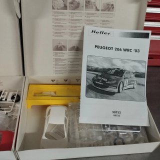 Lote 2 maquetas Heller Peugeot 307 WRC