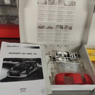 Lote 2 maquetas Heller Peugeot 307 WRC