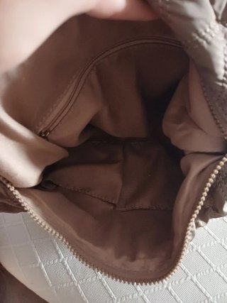Bolso Mariamare Marrón y Dorado