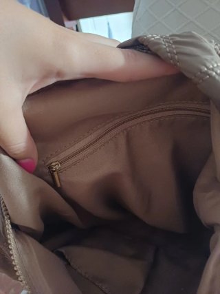 Bolso Mariamare Marrón y Dorado