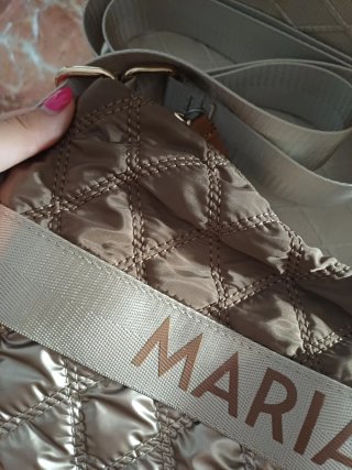 Bolso Mariamare Marrón y Dorado