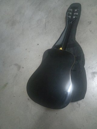 Guitarra Acústica Ibanez Negra