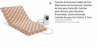 Cama Geriátrica Eléctrica con Colchón Sanitario