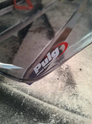 Parabrisas Puig  moto Triumph ahumada