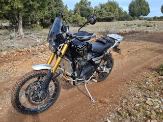 Parabrisas Puig  moto Triumph ahumada