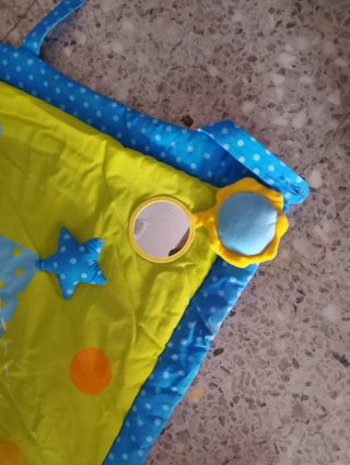 Parque para bebés azul