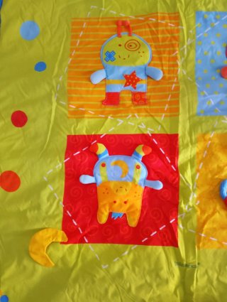 Parque para bebés azul
