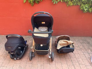 Carrito bebé 3 piezas Grupo 0 silla cuco