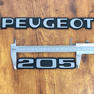 Emblemas Peugeot 205