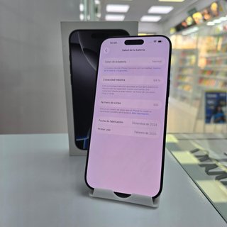 iPhone 16 Pro Max 256GB Negro Como Nuevo Con Caja