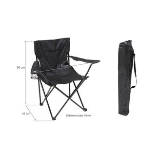 Silla Camping Plegable Wonduu Portavasos