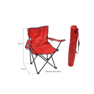 Silla Camping Plegable Wonduu Portavasos