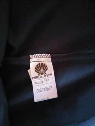 Pantaloni donna classici neri Made in Italy Tg 54