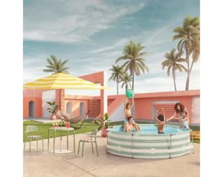 Piscina tubular Swim Essentials 305 x 76 cm verde