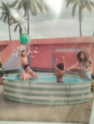 Piscina tubular Swim Essentials 305 x 76 cm verde