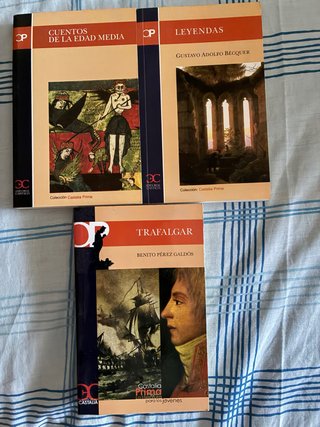 Lote 3 libros clásicos juveniles Castalia Prima.