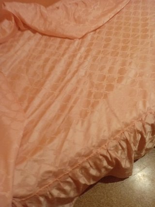 REGALO-Colcha antigua rosa cama 105x190