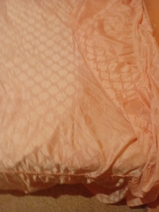 REGALO-Colcha antigua rosa cama 105x190