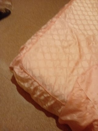 REGALO-Colcha antigua rosa cama 105x190
