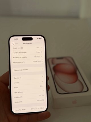 iPhone 15 128GB Rosa