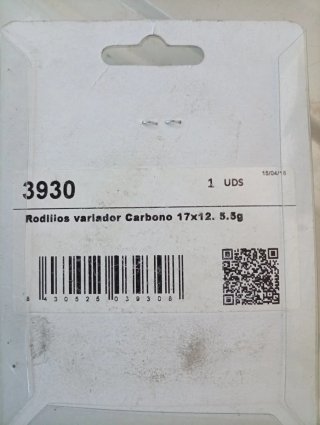 Rodillos Variador 17x12
