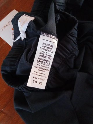 Pinocchietto blu notte Federica 100% Cotone Tg xl