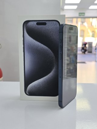 iPhone 15 Pro Max 256GB Azul Como Nuevo Con Caja.