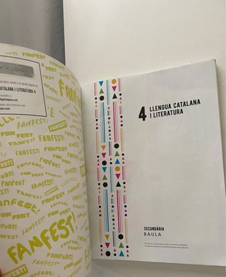 Llengua catalana i literatura, 4 Secundària, Fa...