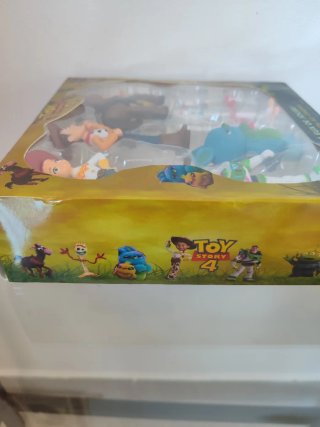 Toy Story muñecos Woody Buzz Forky figuras caja