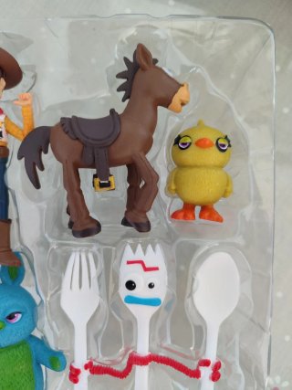 Toy Story muñecos Woody Buzz Forky figuras caja