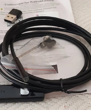 27 junio. Cámara endoscópica movil USB cable 2m