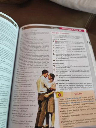Lengua castellana y literatura, 2 Bachillerato