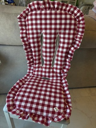 Colchoneta para bebé a cuadros