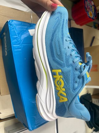 Zapatillas Hoka M Clifton 10 Azul/Amarillo