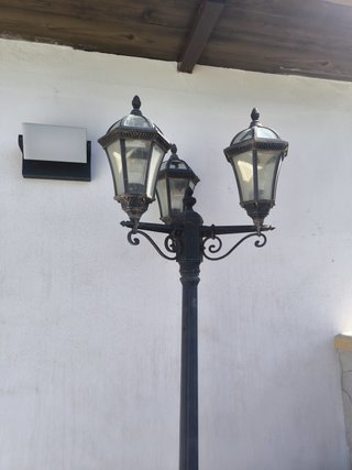 5 Farolas Jardín 3 Brazos Clásica